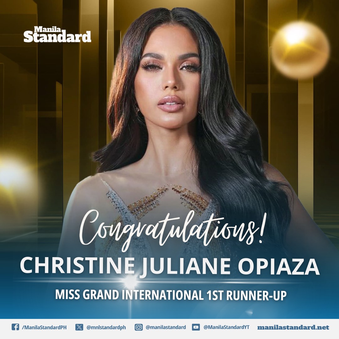 Manila - #MGI2024 | Miss Grand Philippines Christine Juliane Opiaza was ...