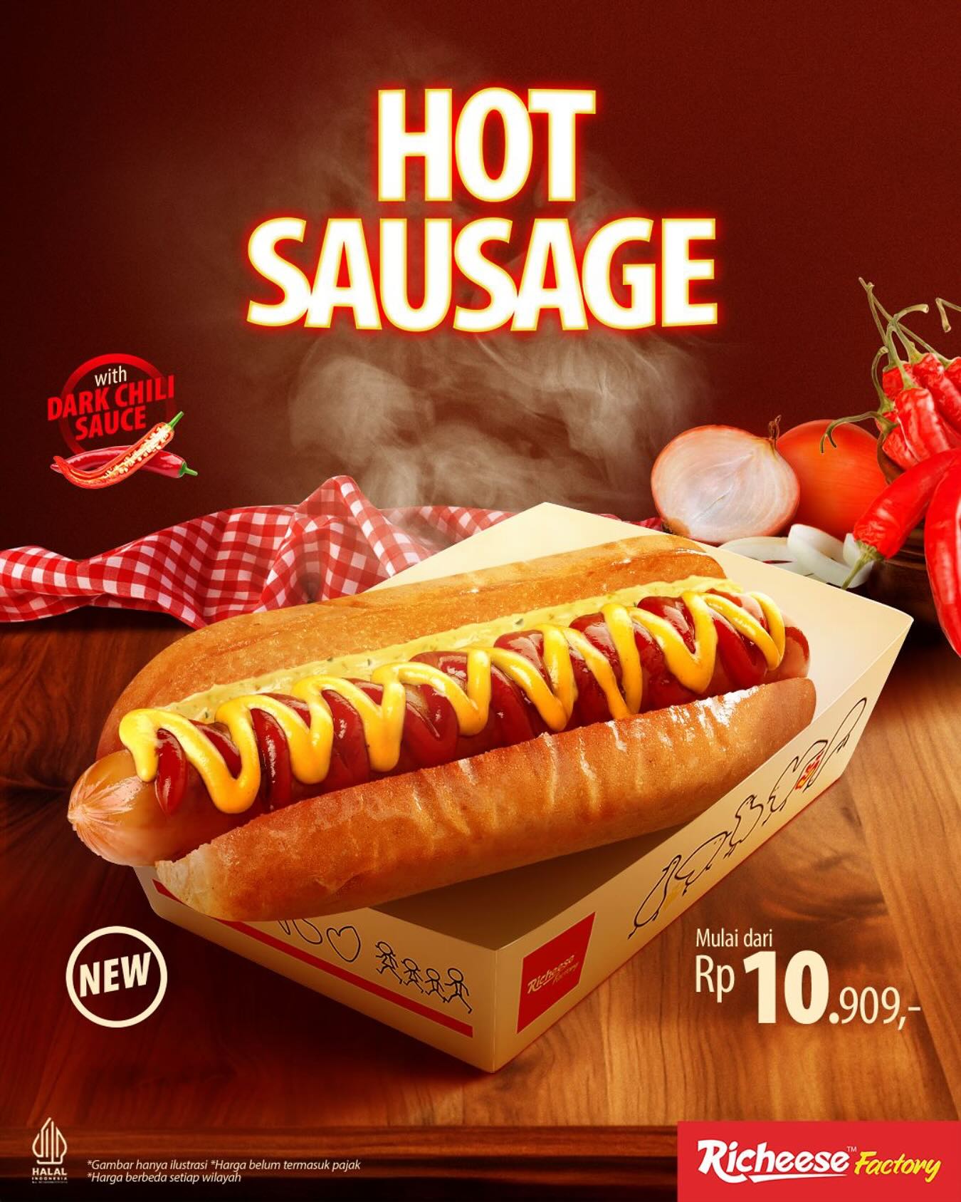 Richeese - Yang baru dari Richeese Factory! Hot Sausage perpaduan long ...
