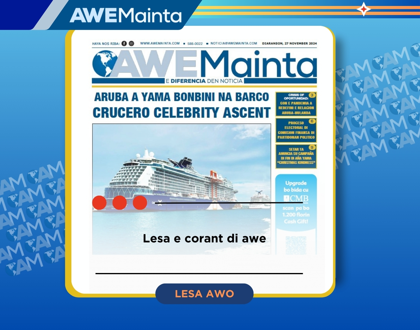AWEMainta - AWEMainta Corant di awe. Read Online or... | Facebook