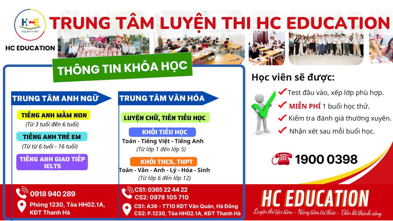 Trung Tâm Luyện Thi HC Education | Hanoi