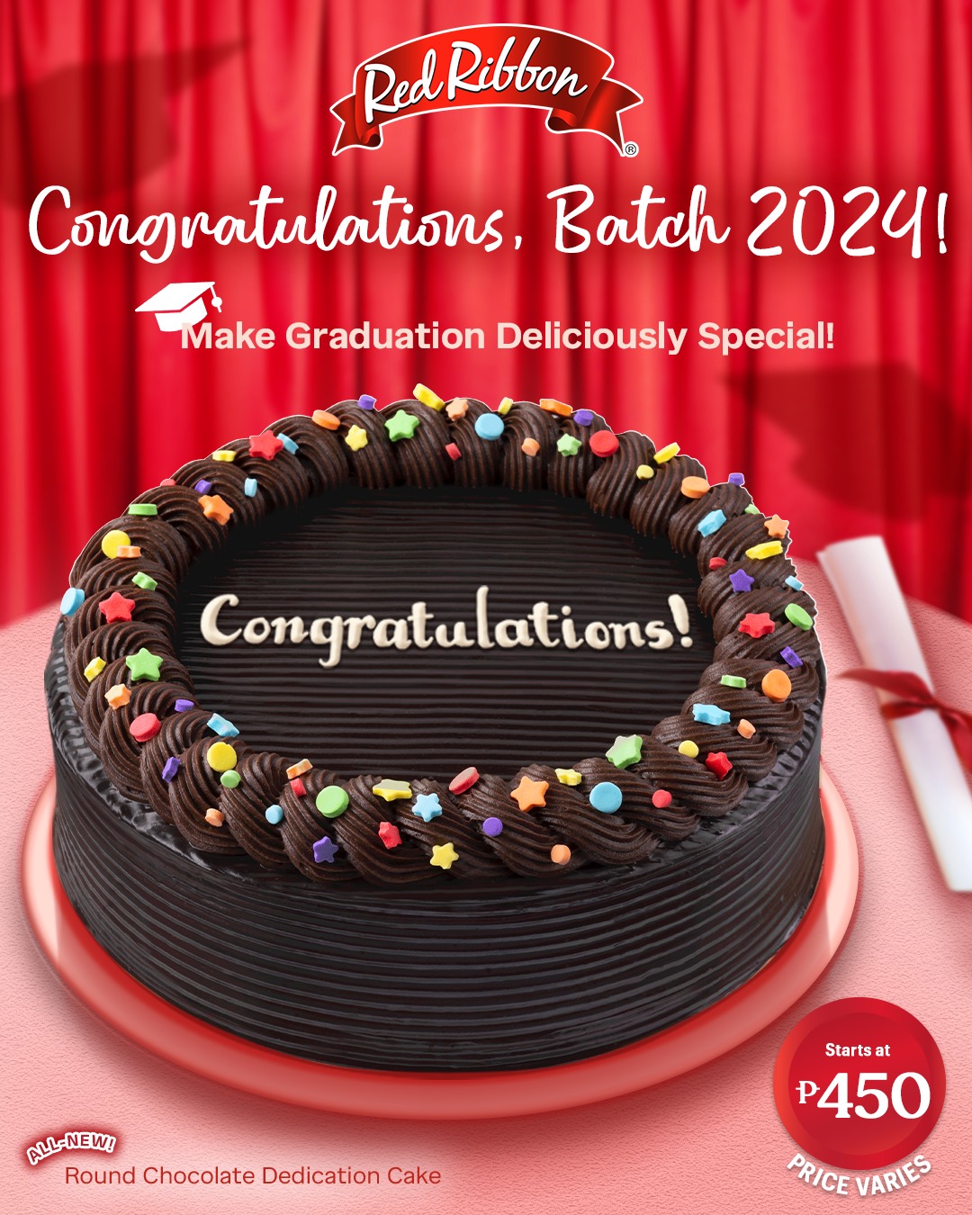 Celebrate your child's success with... - Red Ribbon Bakeshop
