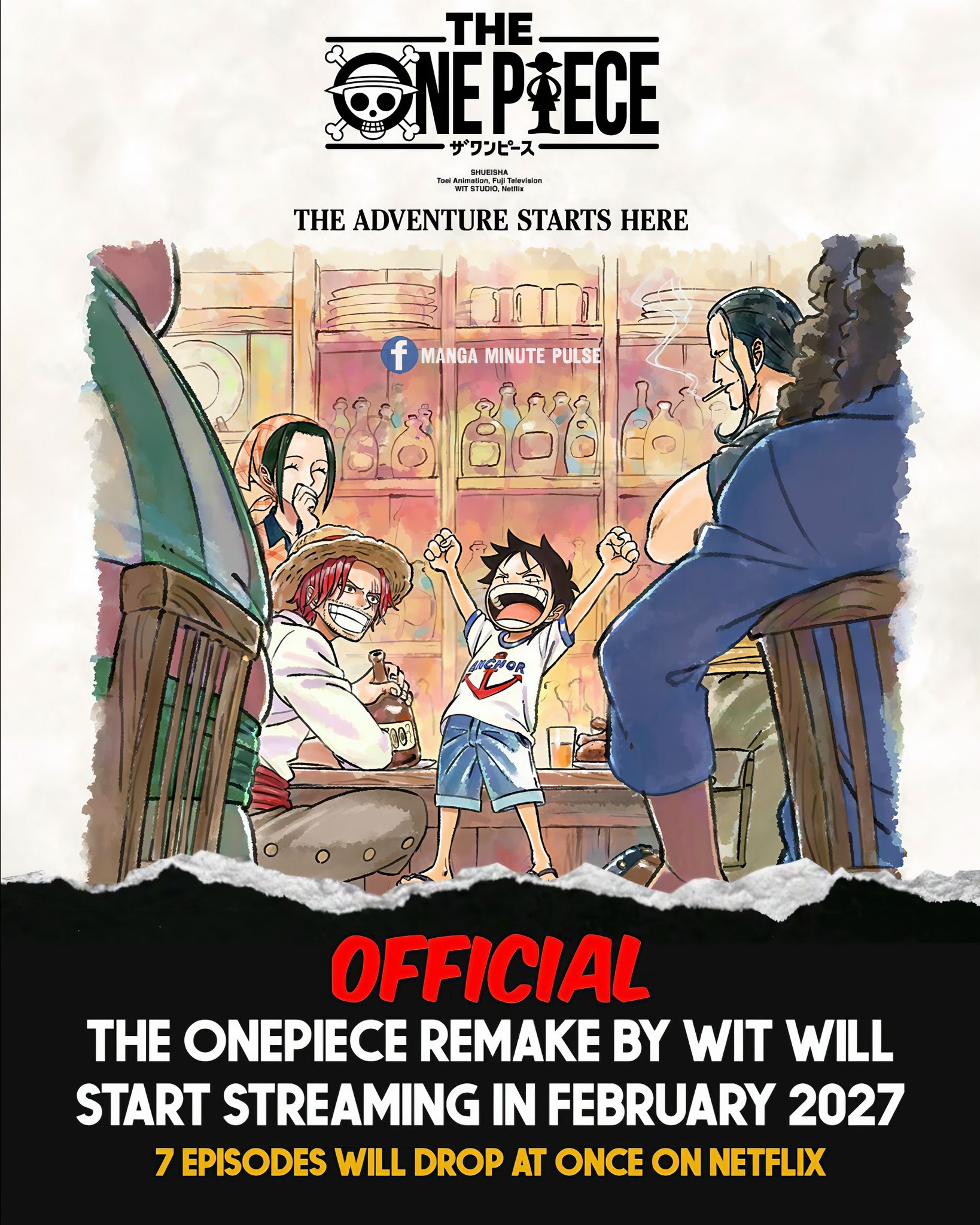 New One Piece anime series coming to Netflix in February 2027
