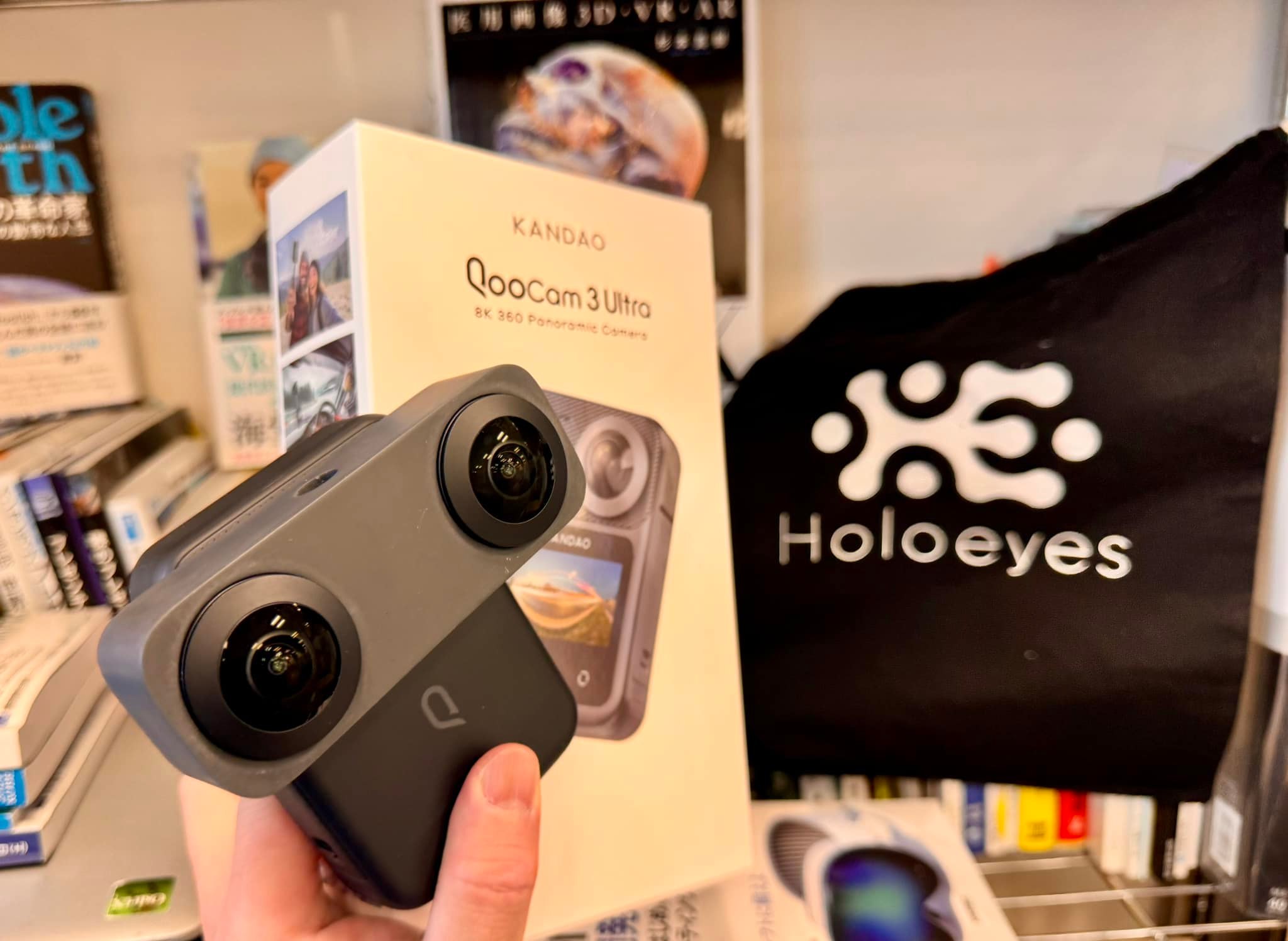 Kandao Qoocam 3 Ultra 8K: VR180 Mod】おそらく日本唯一実機にて検証 