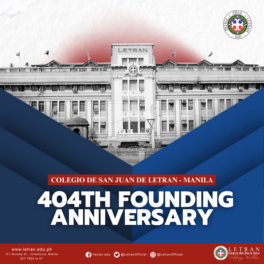 HAPPY 404TH FOUNDING... - Colegio de San Juan de Letran | Facebook