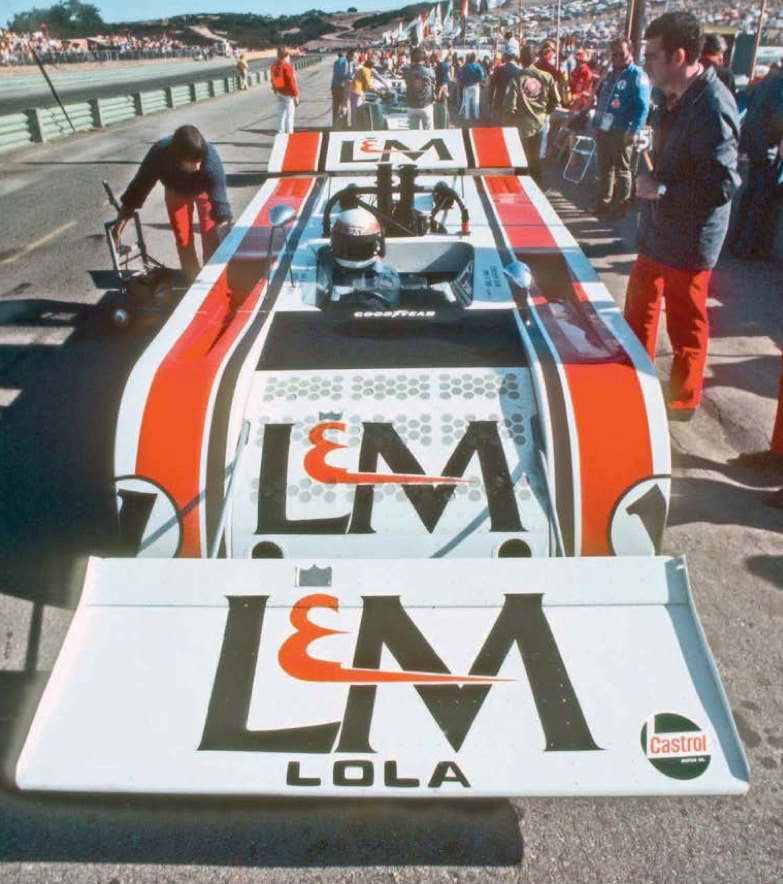 The factory Lola T260 Can-Am car from 1971. Jackie Stewart was the