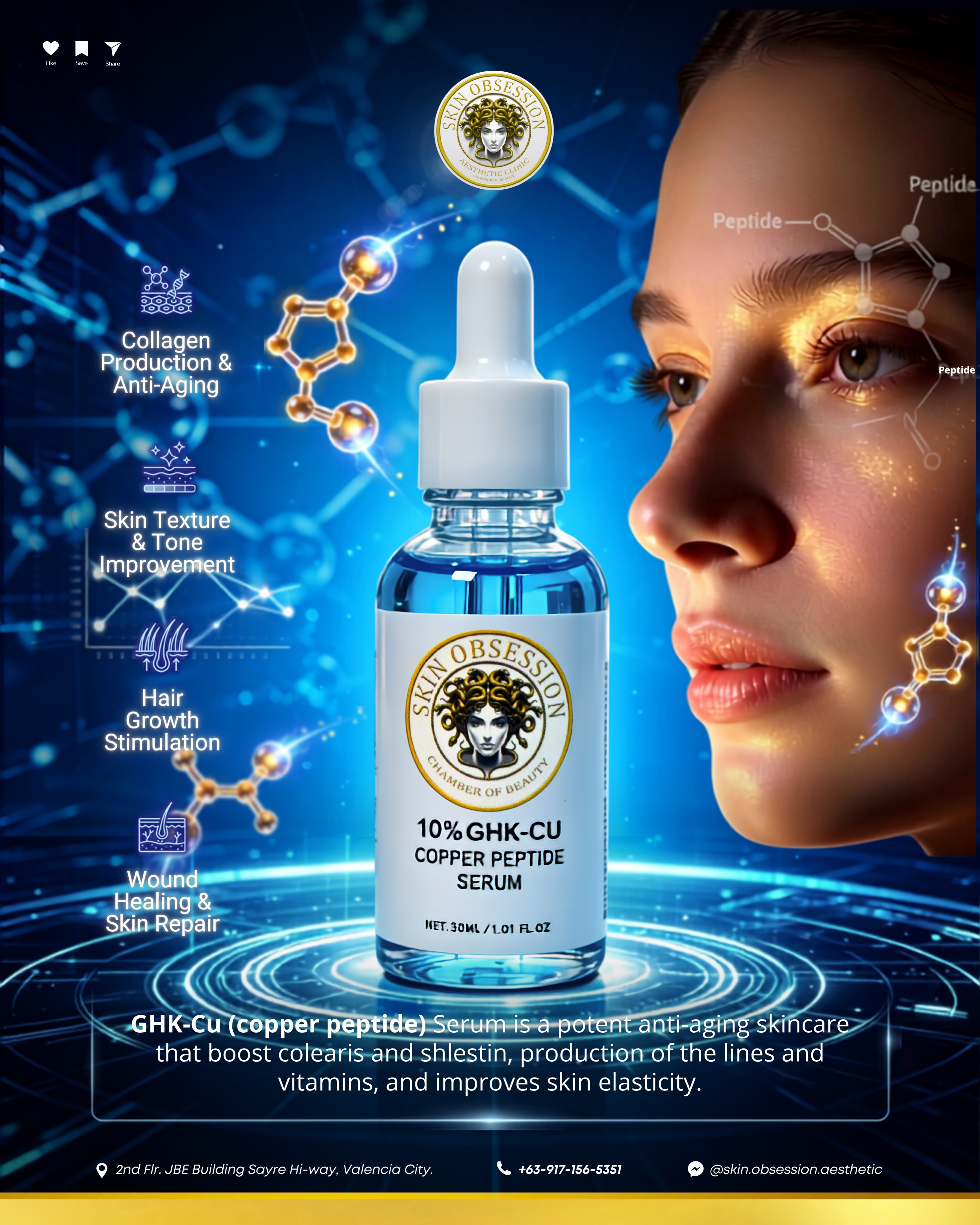 ghk-cu peptide skin hair regeneration ✨ It's finally here. Meet Copper Peptide—the breakthrough treatment that's changing the way we care for both and hair. 💙 Designed to support: ✨ Skin ✨ Improved skin firmness Vitamin B complex deficiency infiniwell bpc-157 delayed pro Size:50 Lozenge Cu copper peptide products