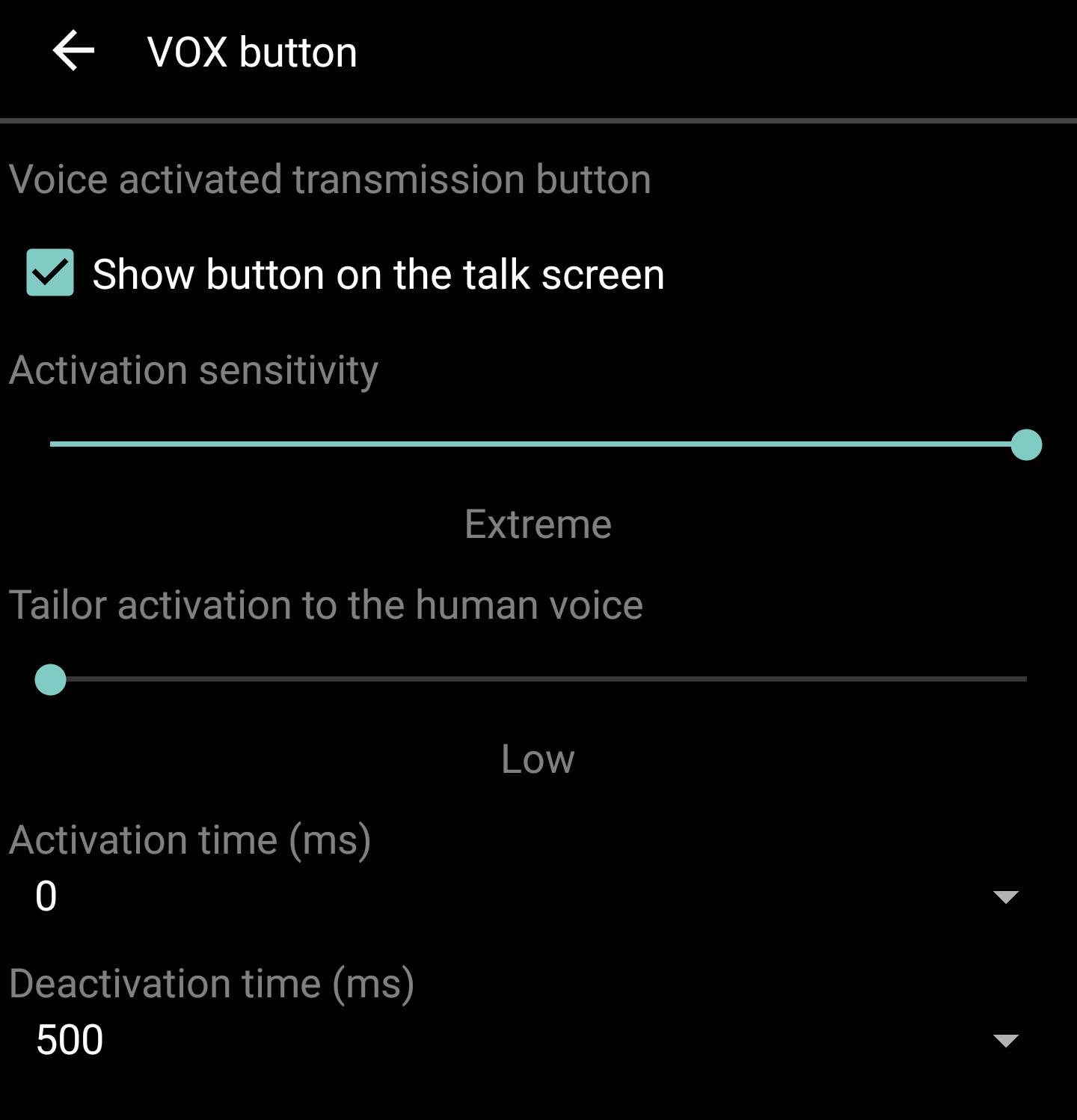 การตั้งค่า VOX Zello - Mtech Link Thailand