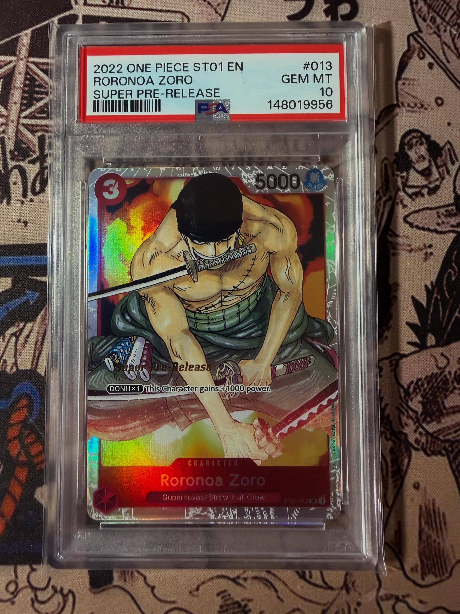 One of the cards that started it for me in 2022. SPR Zoro 