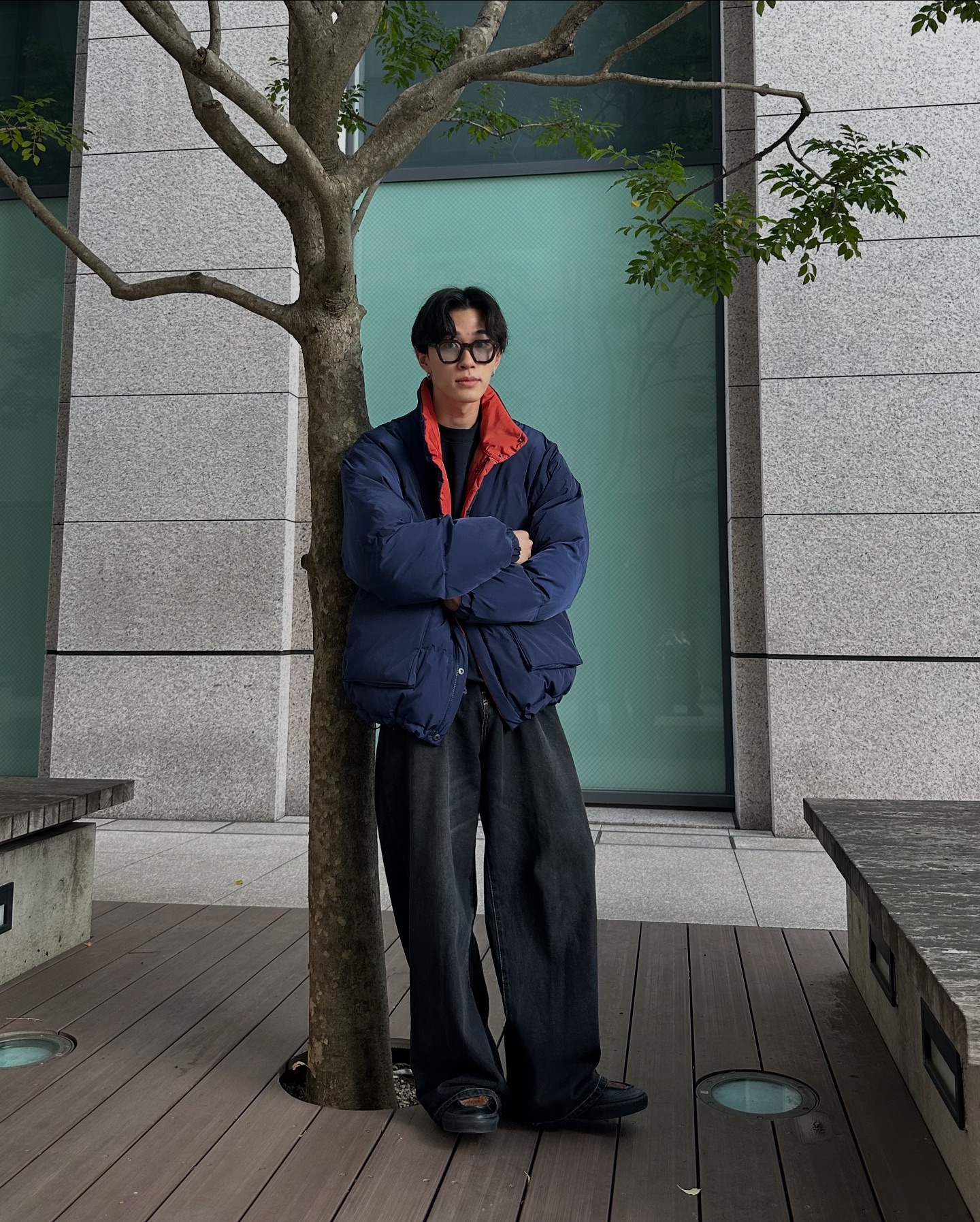 wettempt_official のリバーシブル中綿ブルゾンが可愛すぎる 