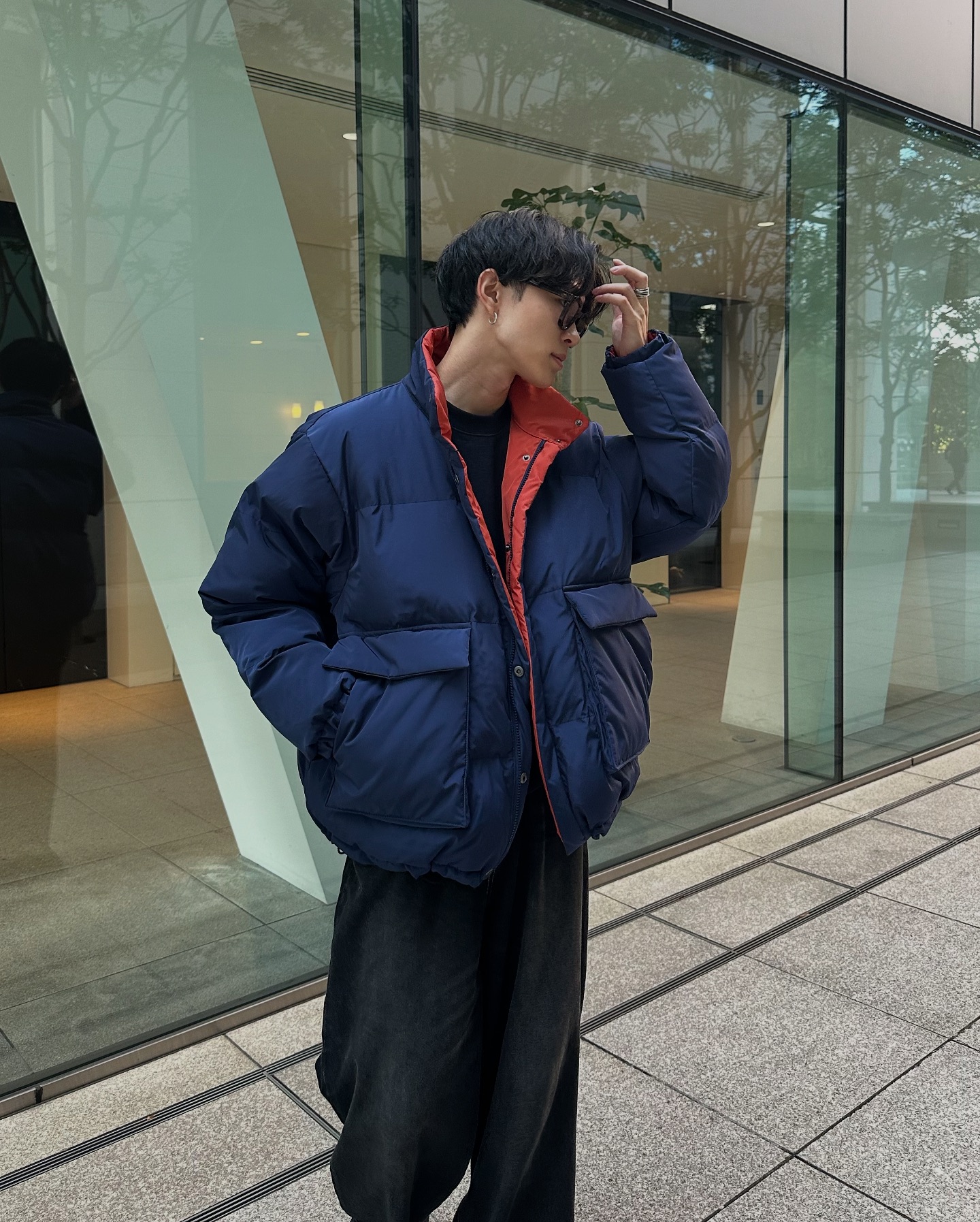 wettempt_official のリバーシブル中綿ブルゾンが可愛すぎる 
