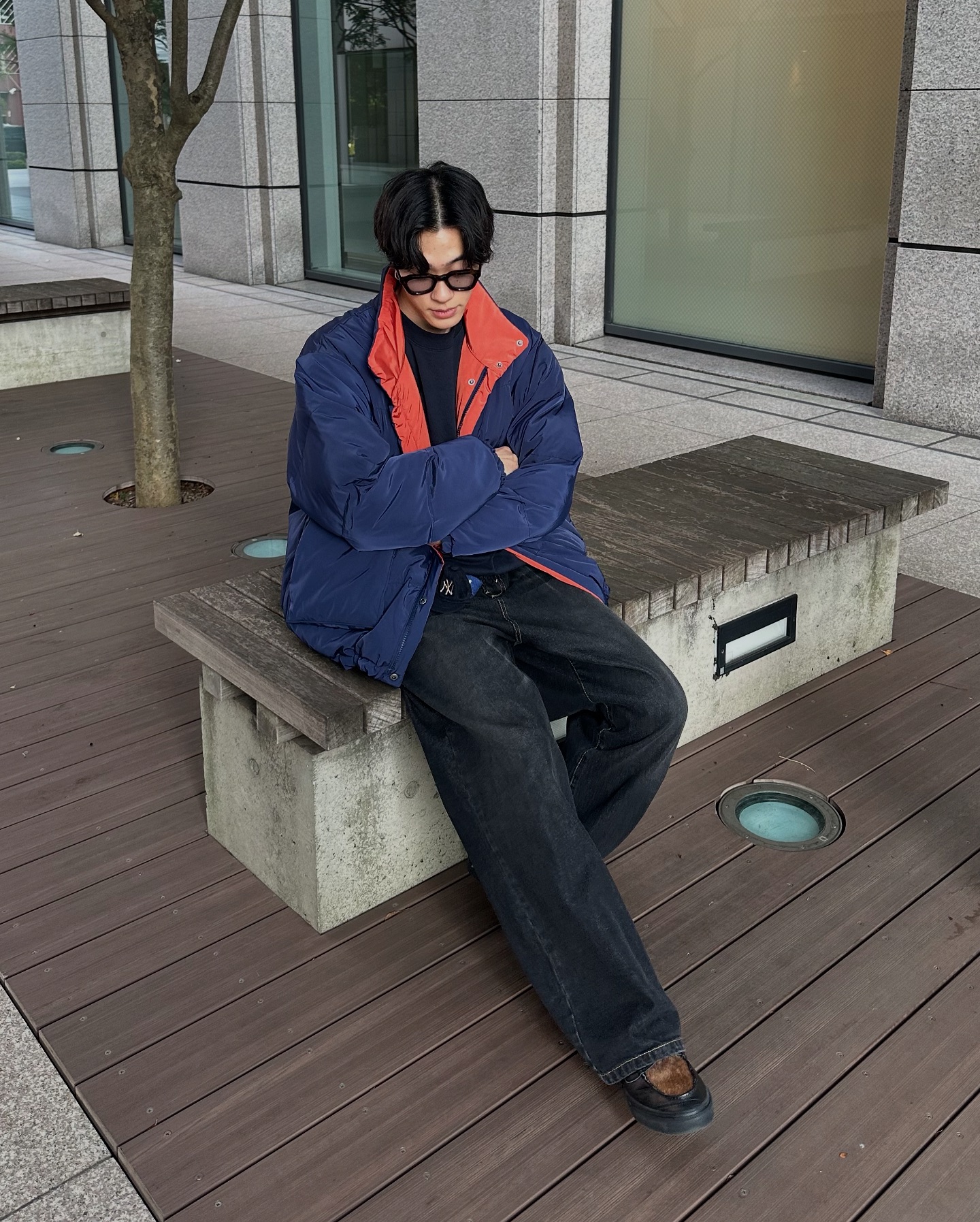 wettempt_official のリバーシブル中綿ブルゾンが可愛すぎる 