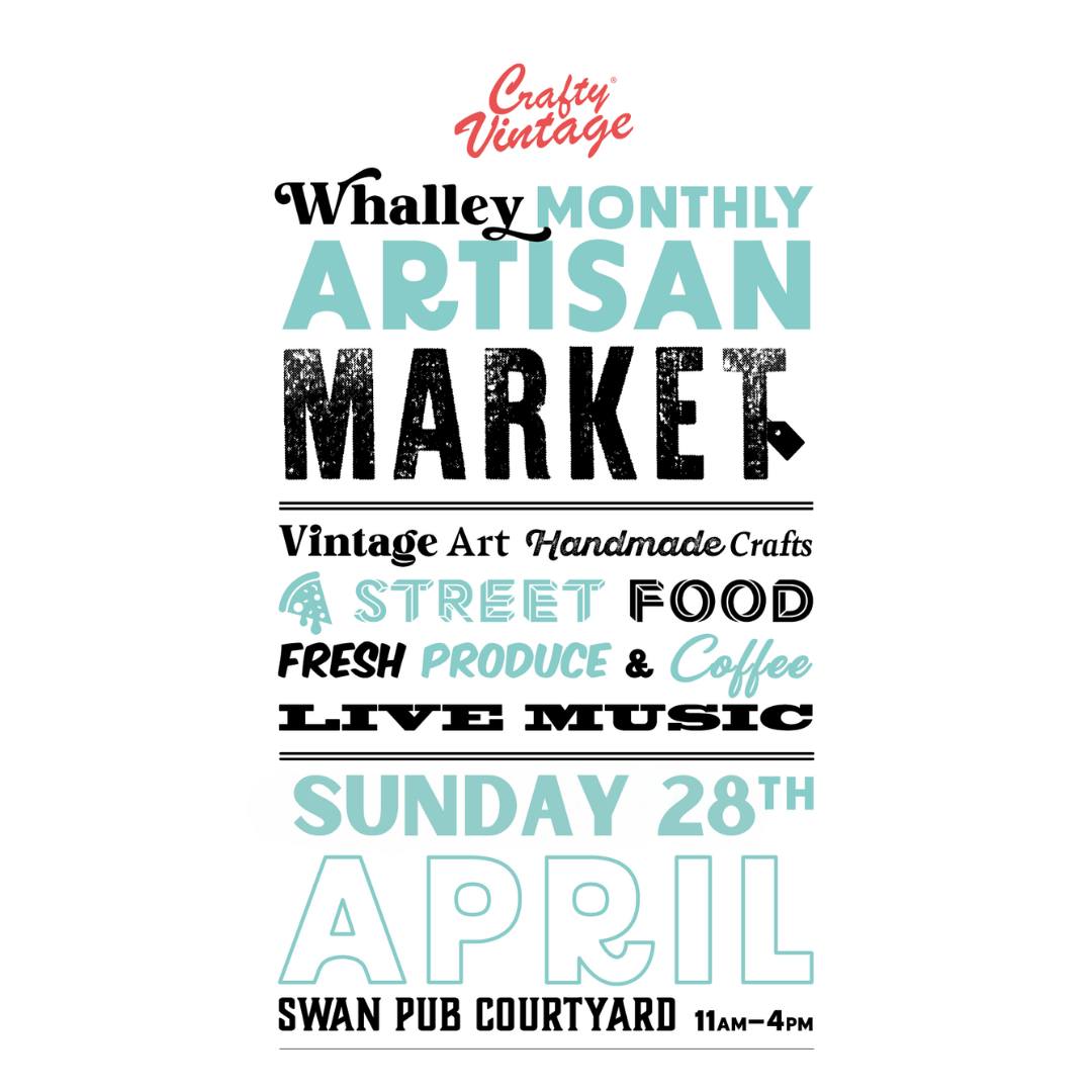 Crafty Vintage - 📣📣 WHALLEY ARTISAN MARKET 📣📣 this Sunday!...