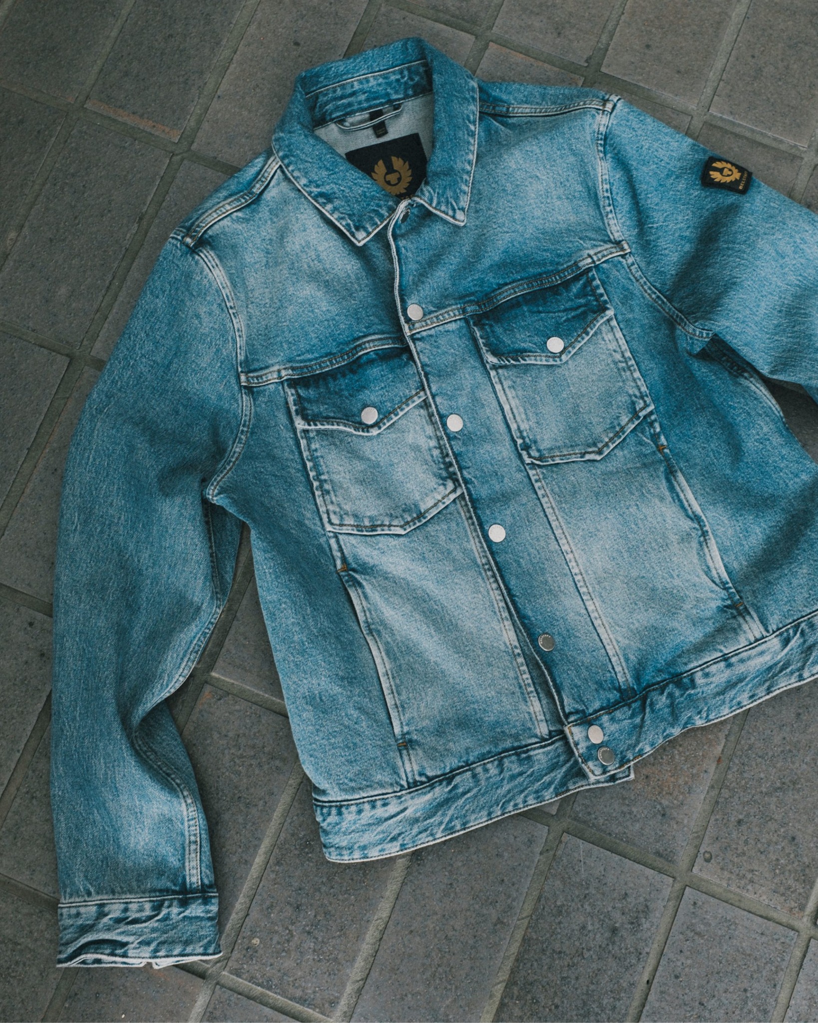 Introducing: the Piston jacket, now in authentic light-wash 