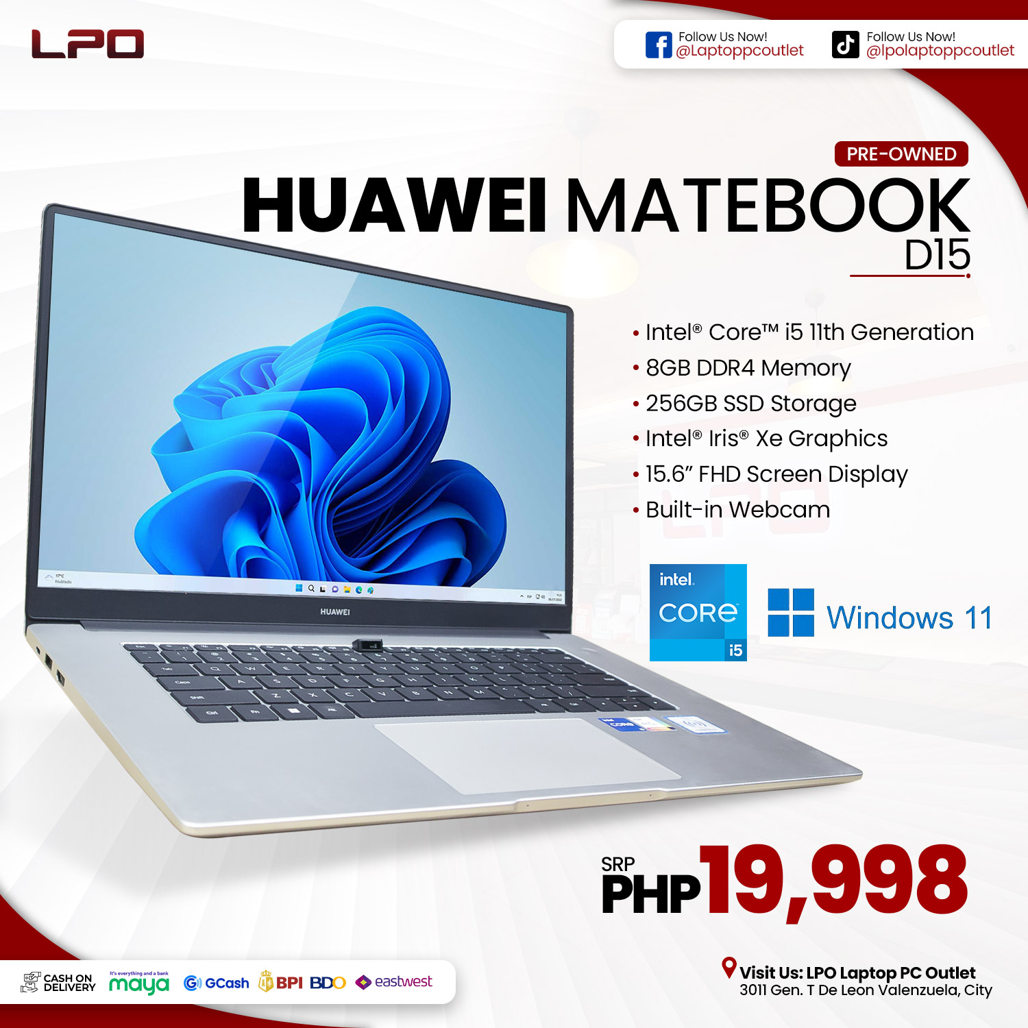 Pre-owned HUAWEI BOD-WXX9 / HUAWEI MateBook D15 ▫ Price