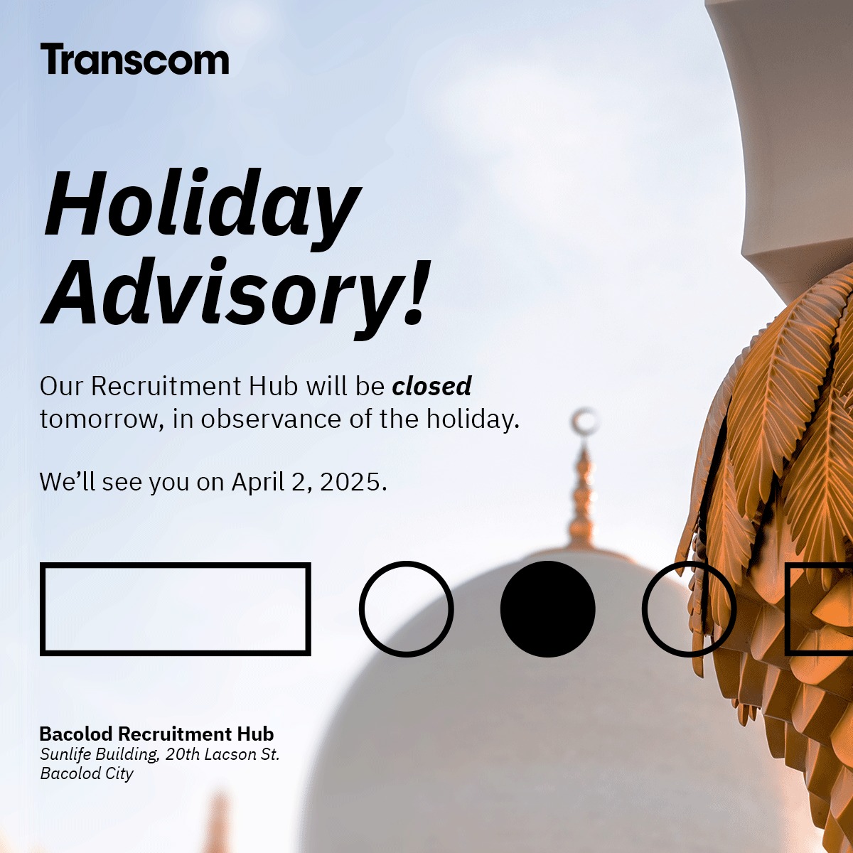 📢 Heads up, job seekers! 🚪 Our... - Transcom Bacolod | Facebook