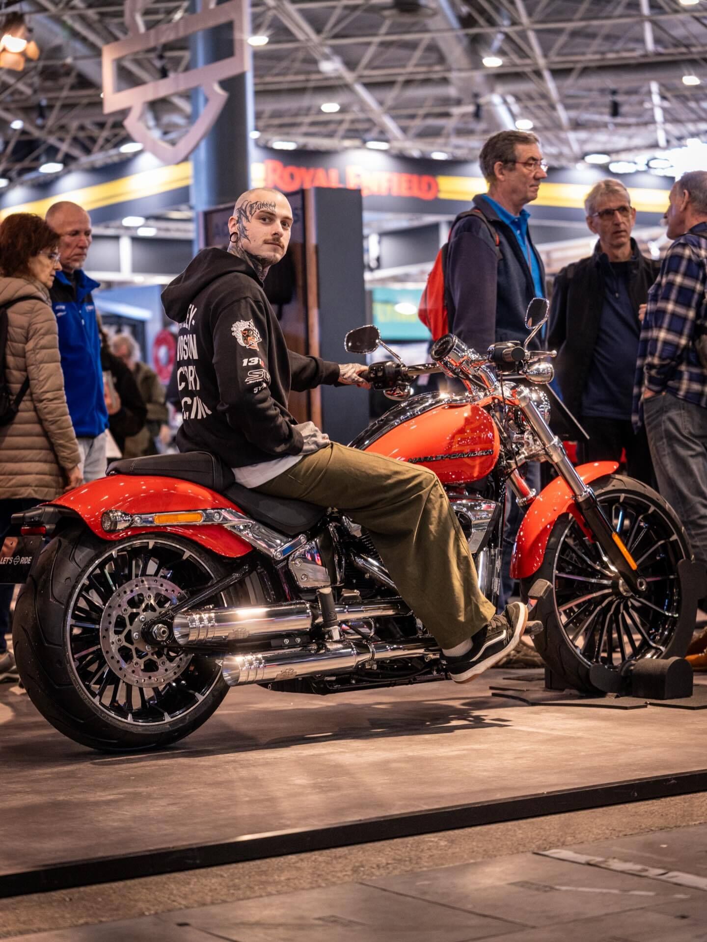 Checking out the new Harley-Davidson Breakout with Dr. Jekill & Mr