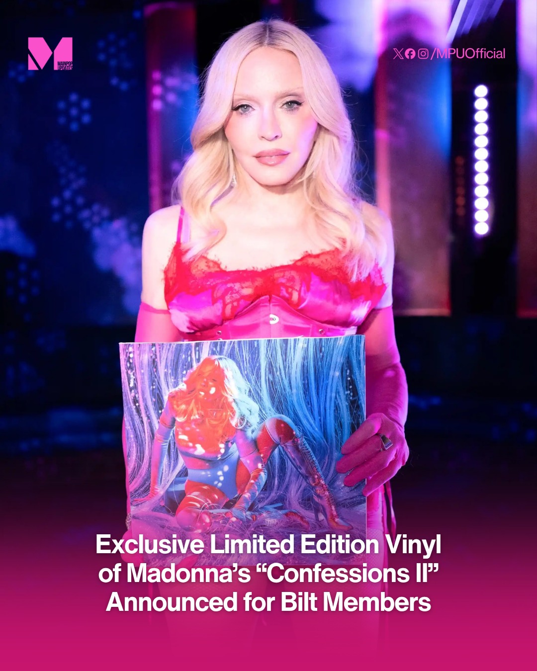 Madonna is reportedly releasing an exclusive limited-edition vinyl