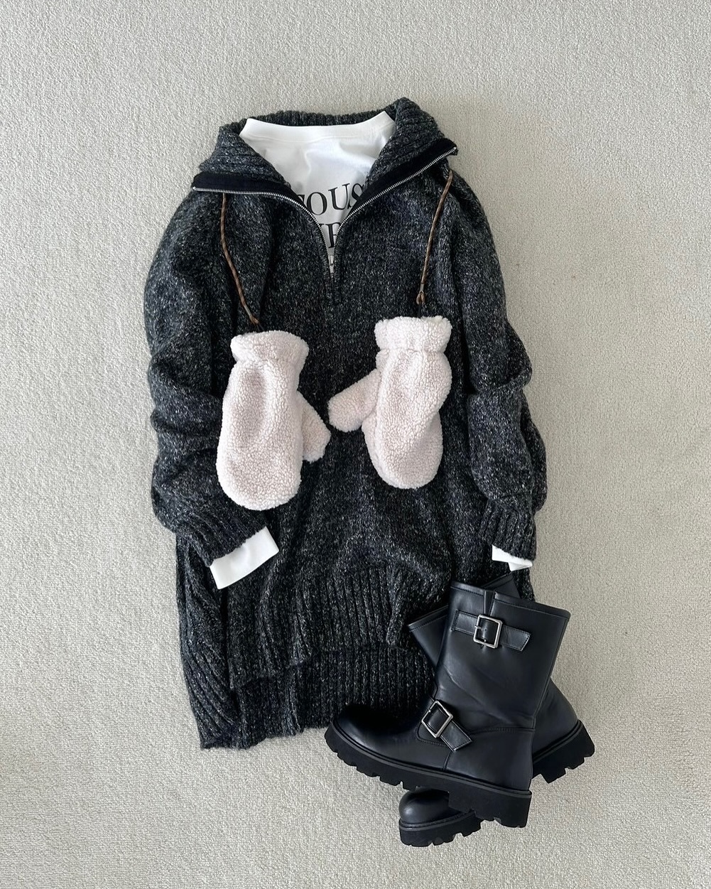 Autumn knit one-piece? ⁡... - LOWRYS FARM / ローリーズ 