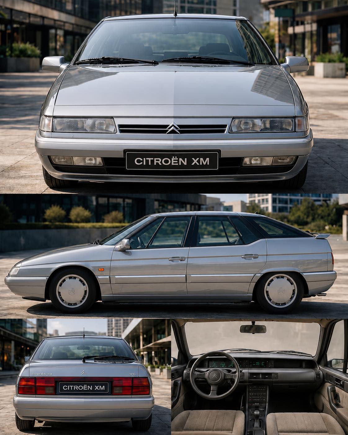 What if the Citroën XM was reborn as the ultimate widebody street