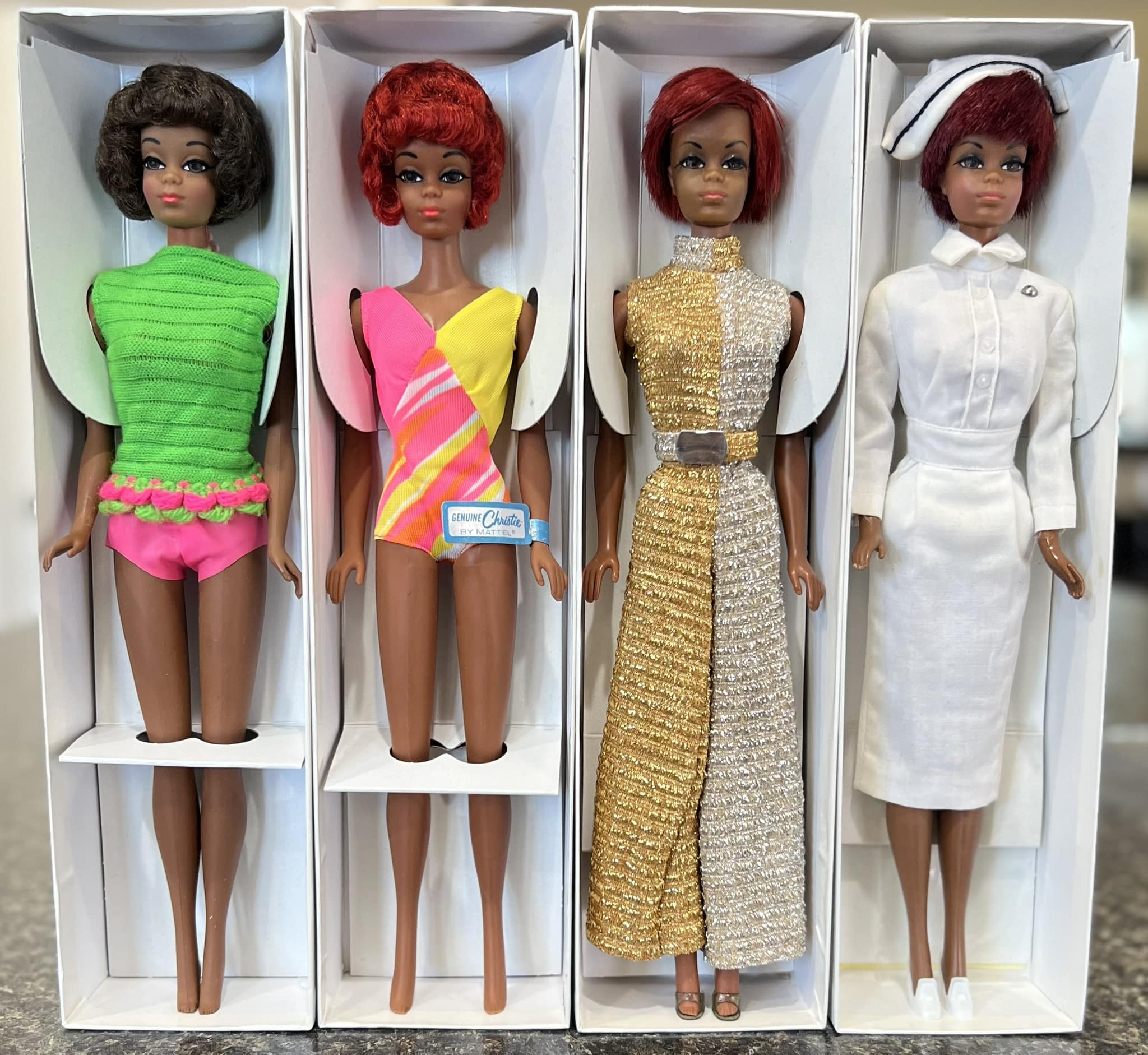 Vintage Barbie dolls 1969 Twist 'n Turn Julia