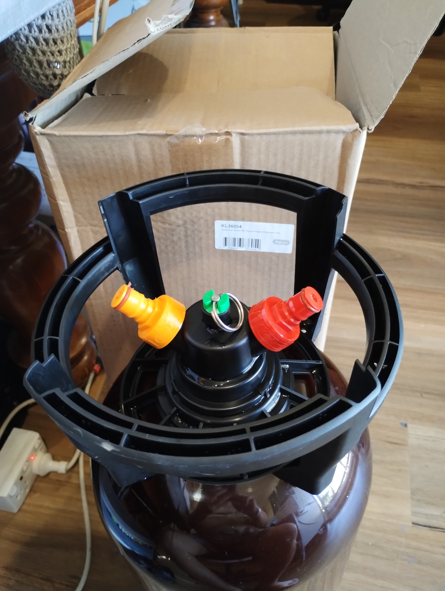 Bottom Tap King Keg Premium Barrel With Co2 Control Cap