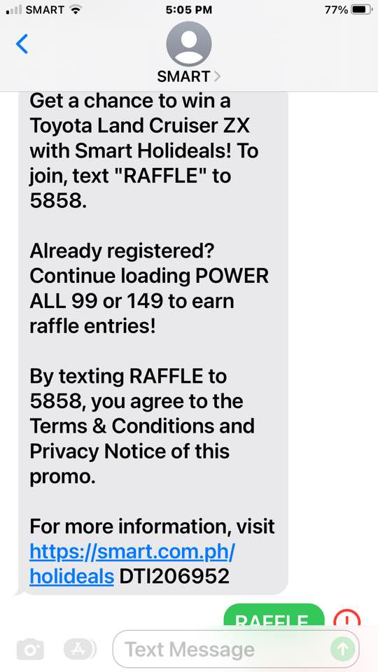 、 Am I wrong to think that Smart is scamming now. 5858 was given but