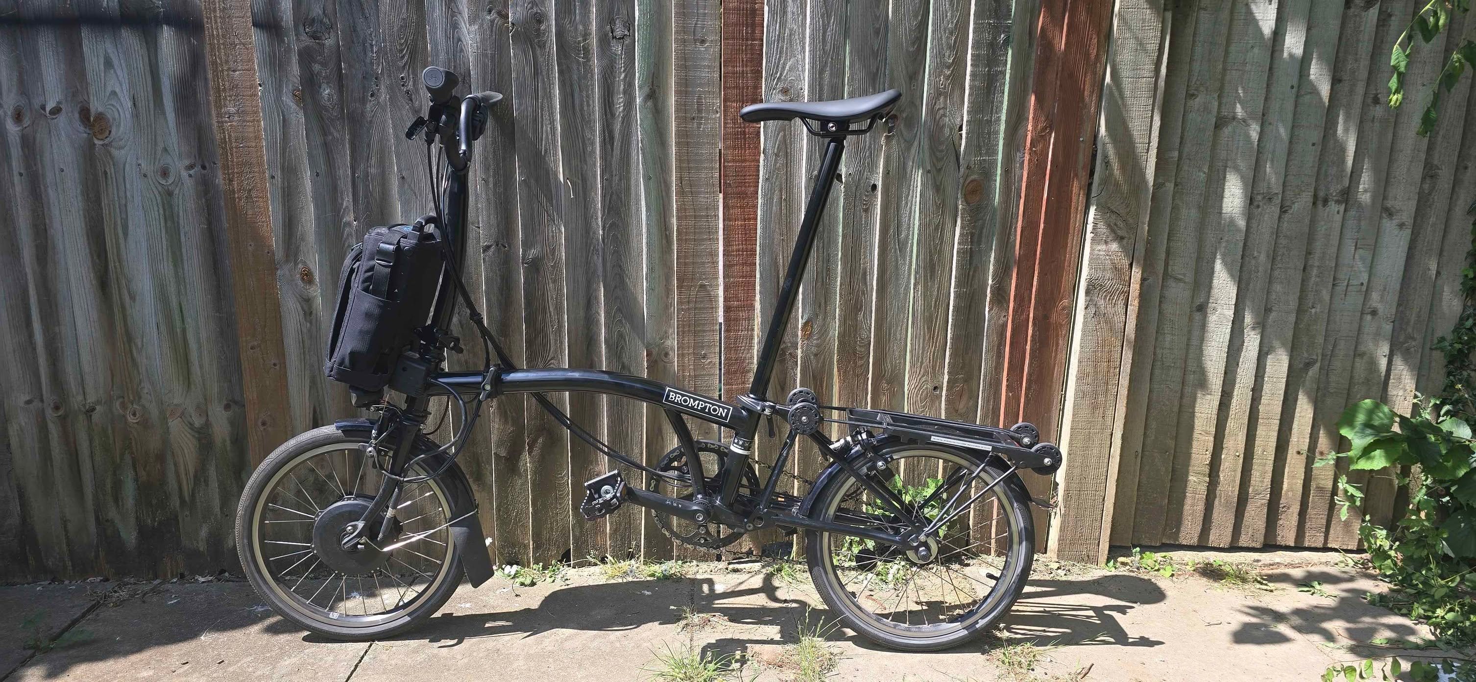 Brompton Bike Rack Brompton Complete Rear Rack Set - Black, With ...