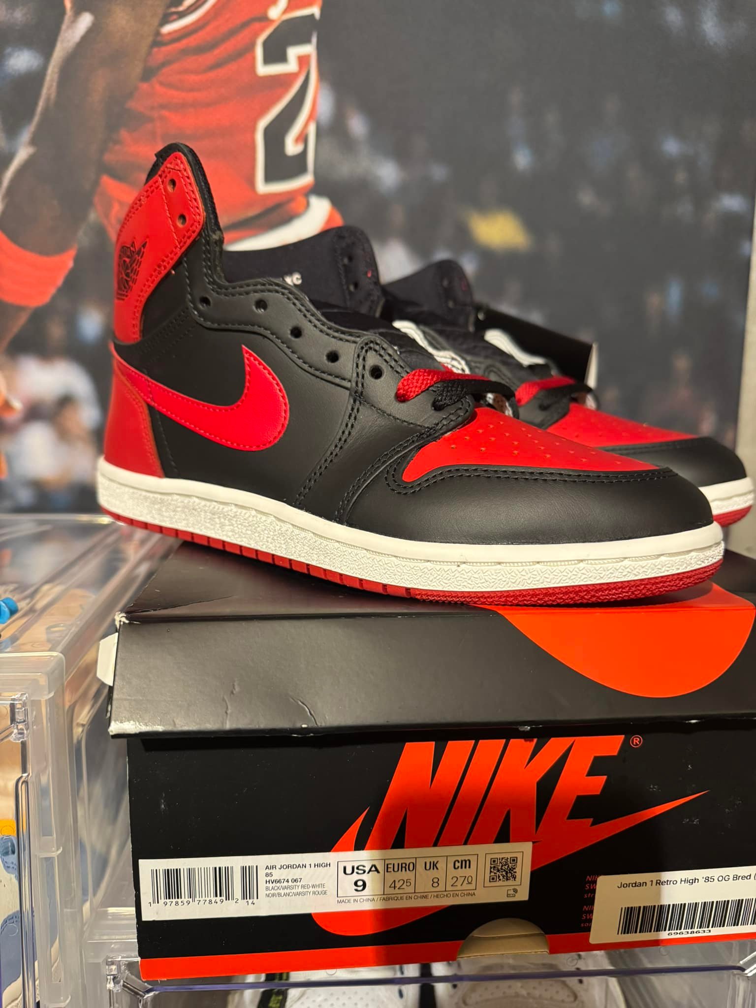 Jordan 1 Retro High 85 Varsity Red 😍 #verbalase #nike #jordan1