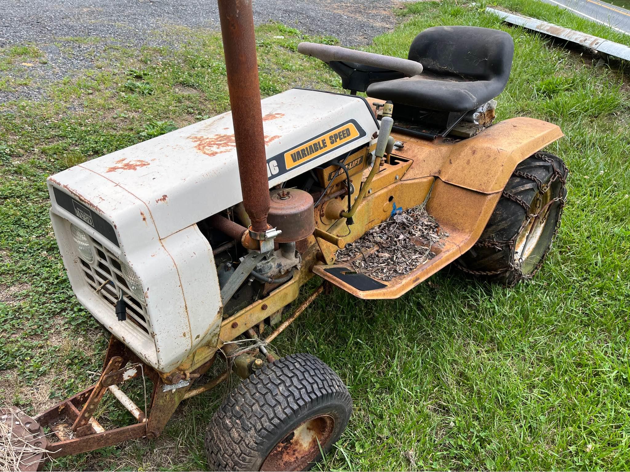 Montgomery wards Briggs and Stratton 16hp garden tractor - Lawn Mowers ...