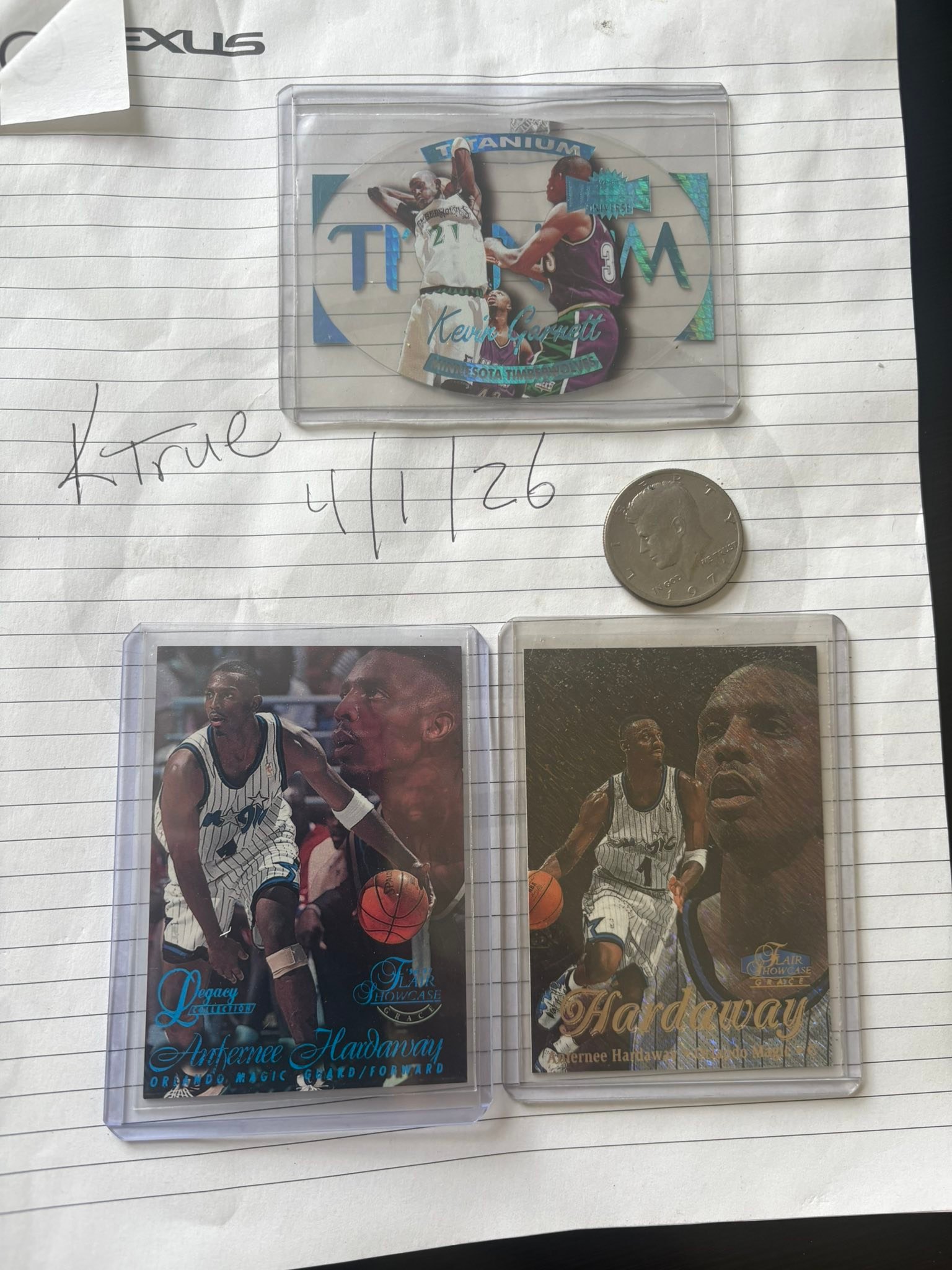 NBA basketball cards for sale, including 96/97 Bowman