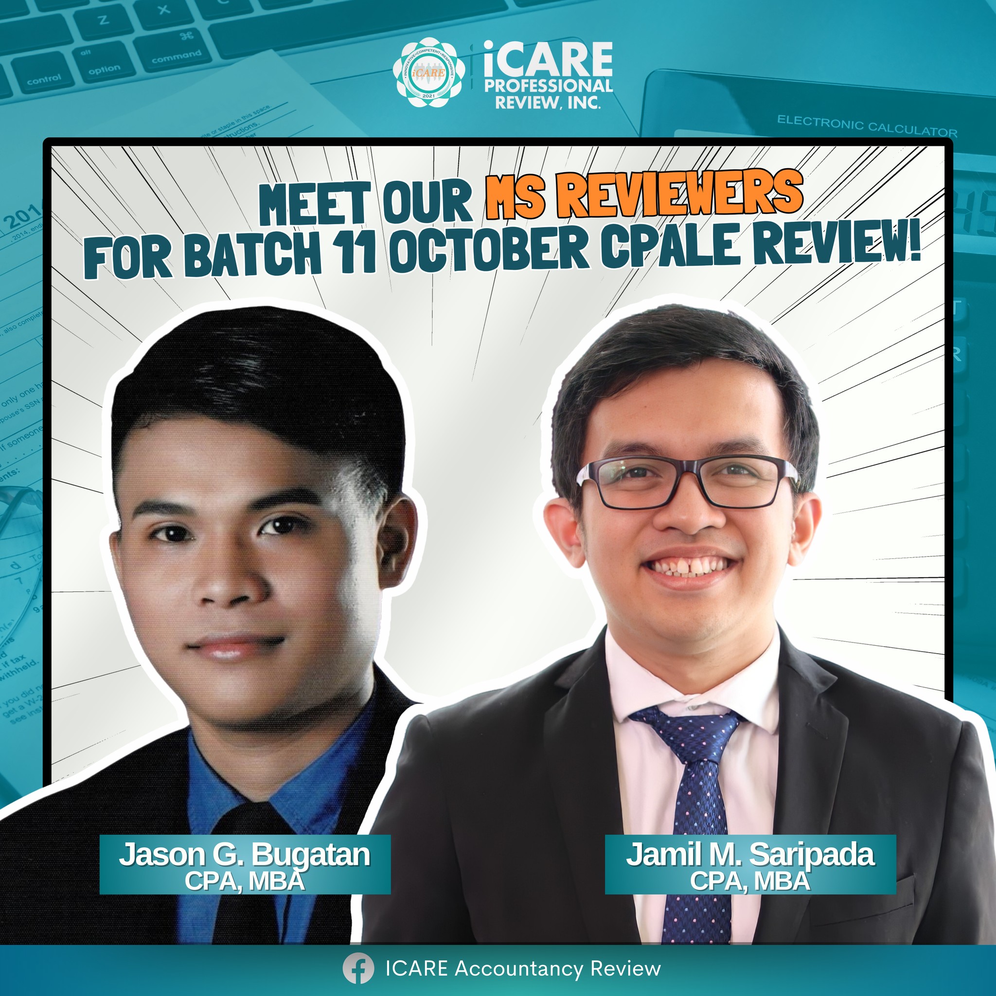 ICARE - Meet Our Management Services (MS) Reviewers for Batch 11 ...