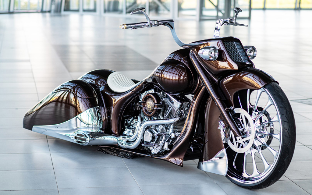 Slow Burn by Game Over Cycles is a custom motorcycle inspired by