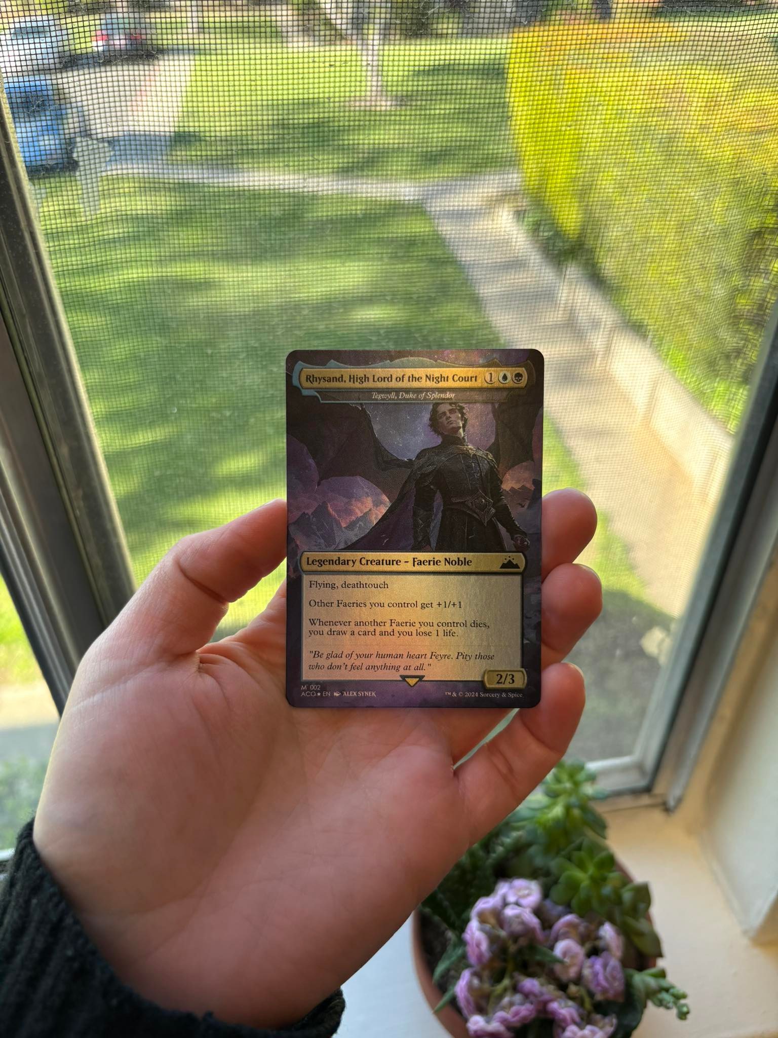 acotar mtg cards Official Playing Set ACOTAR would make an incredible