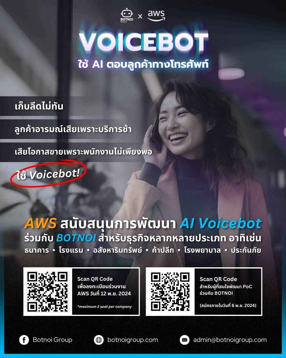 Botnoi Group - พบกับ Showcase AI Voicebot Solution จาก... | Facebook