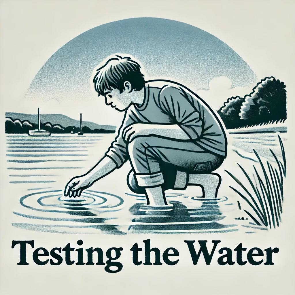English - สำนวน “testing the water” หรือ “to test the waters” หมายถึง ...