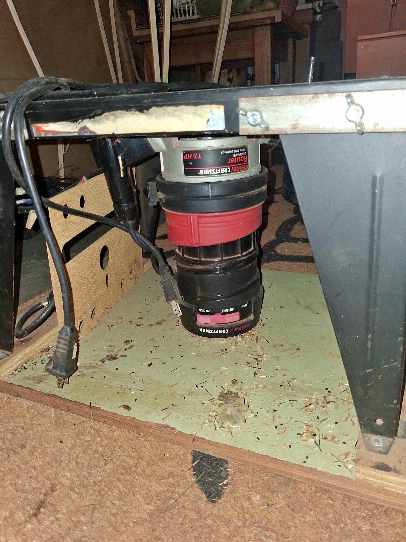 Craftsman table router with table slides and controls no bits included ...