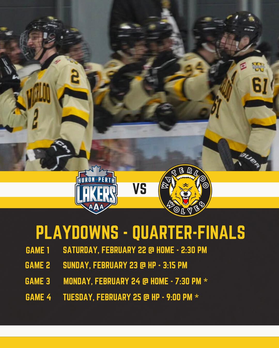 Waterloo Wolves U18 AAA Hockey Team