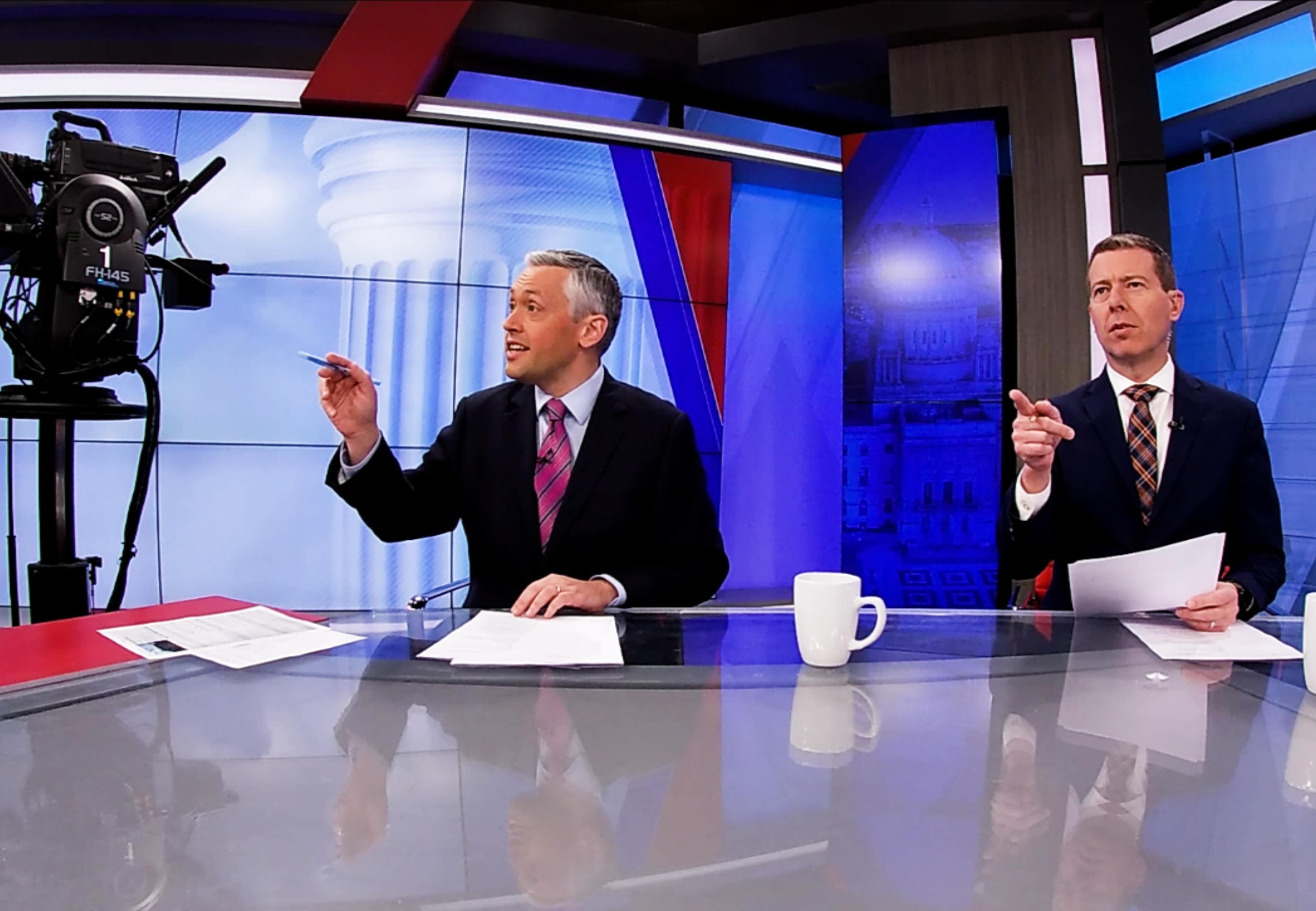 Ted - We do a lot of pointing during debates (📸: @johnnyvillella ...