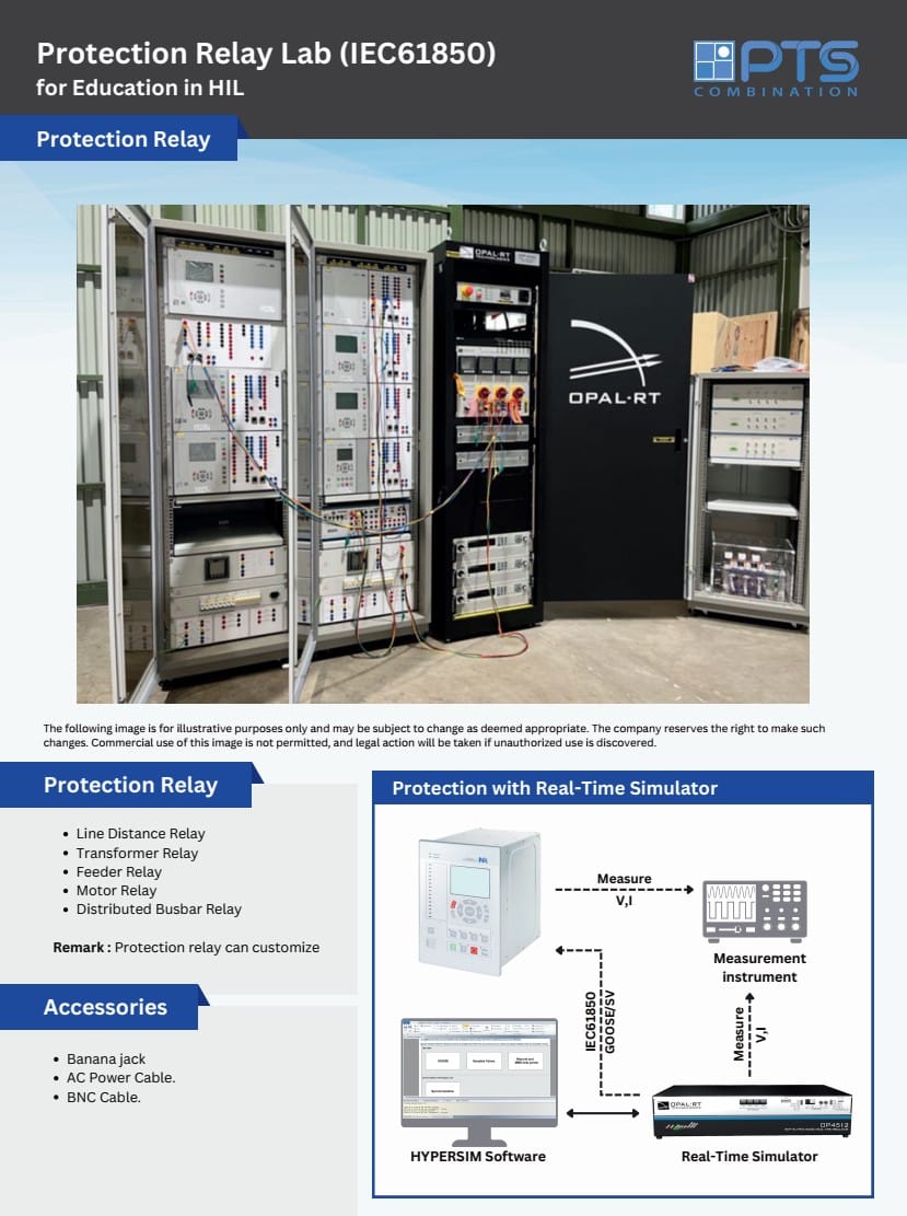 PTS - การจัดตั้งห้องปฏิบัติการ Protection Relay Lab ตามมาตรฐาน IEC61850 ...