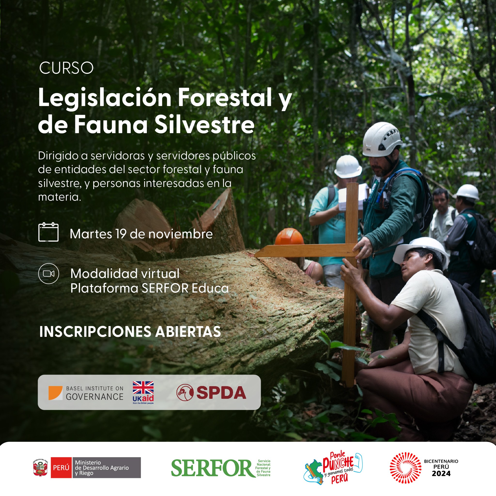 Serfor Perú - 🌳📒 Curso virtual gratuito | ¿Quieres... | Facebook