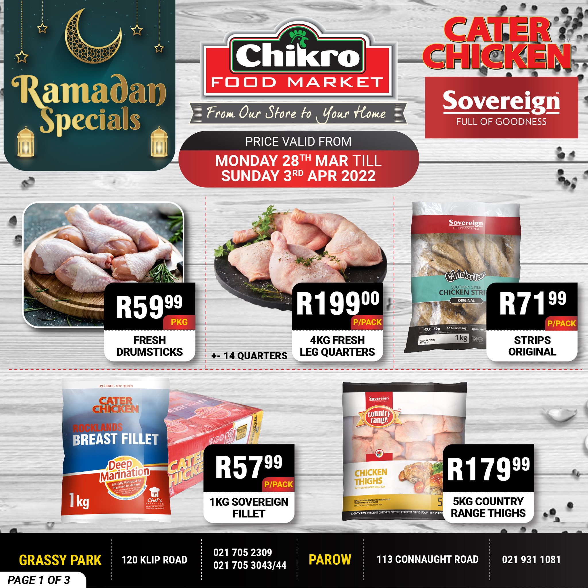 Find the best Ramadan Specials at... - Chikro Food Market CPT