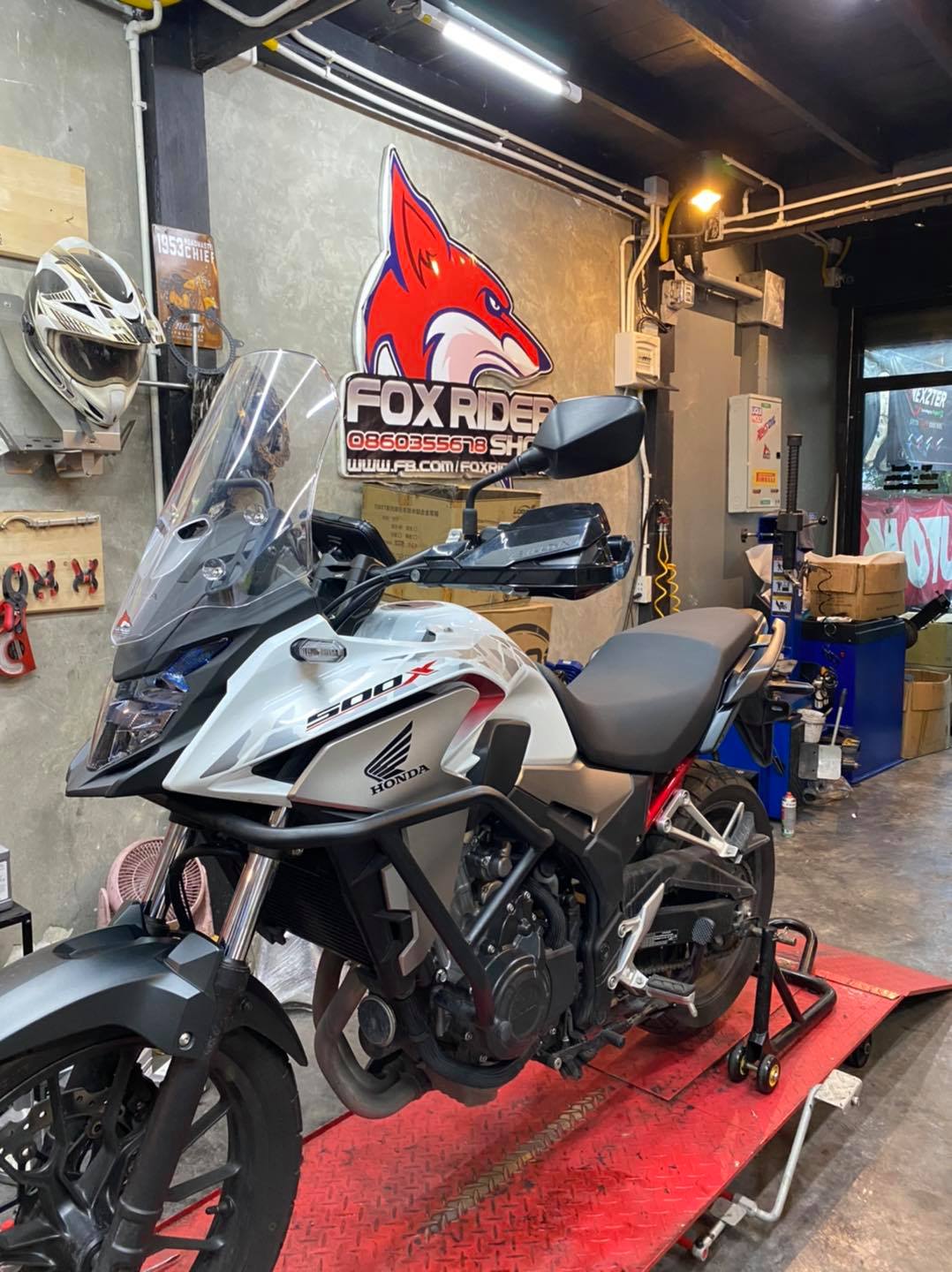 Fox Rider Shop - 🦊 CB500x รถล้มสไลด์มาค่อนข้างแรง... | Facebook