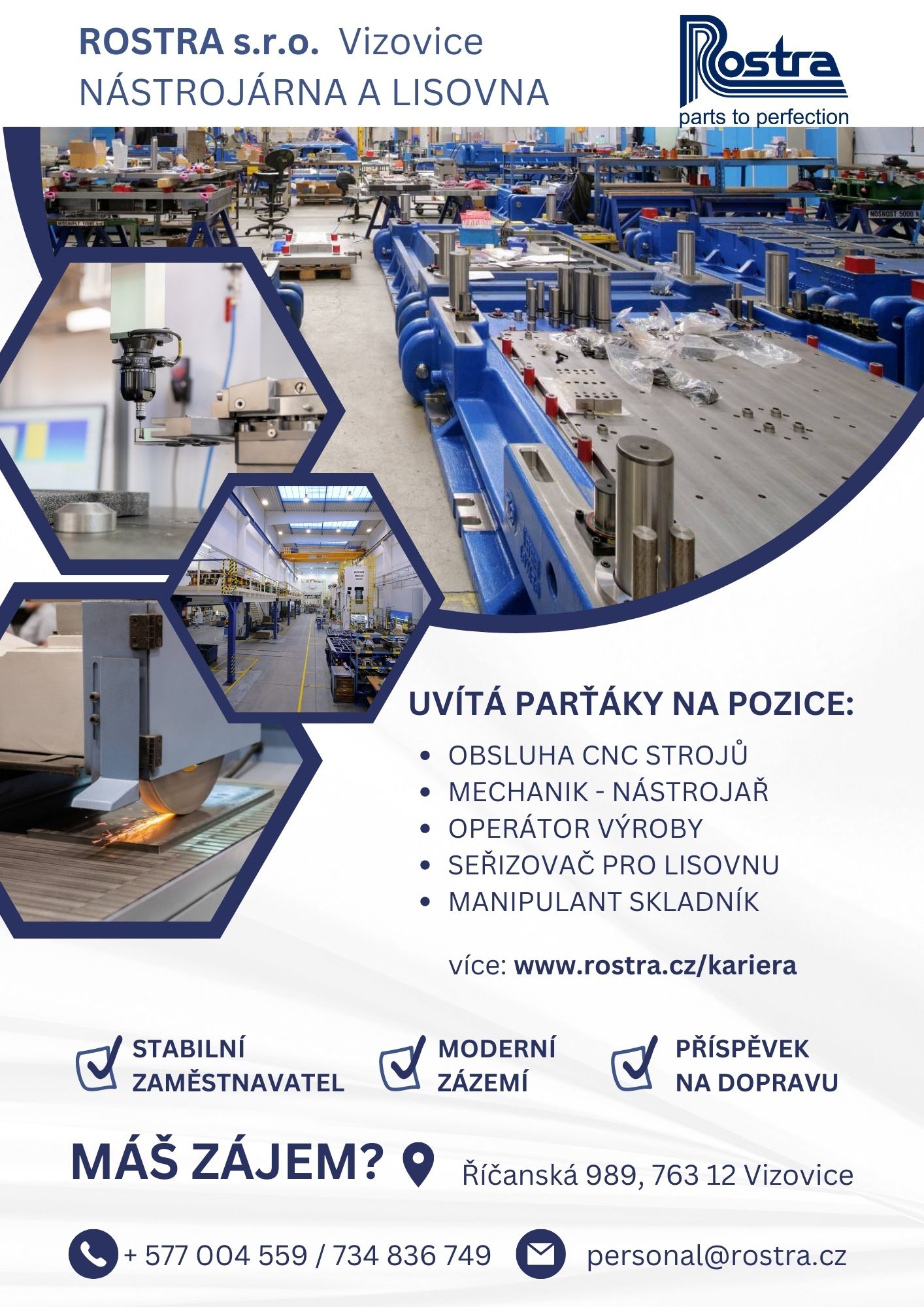 ROSTRA - nástrojárna a lisovna | Vizovice