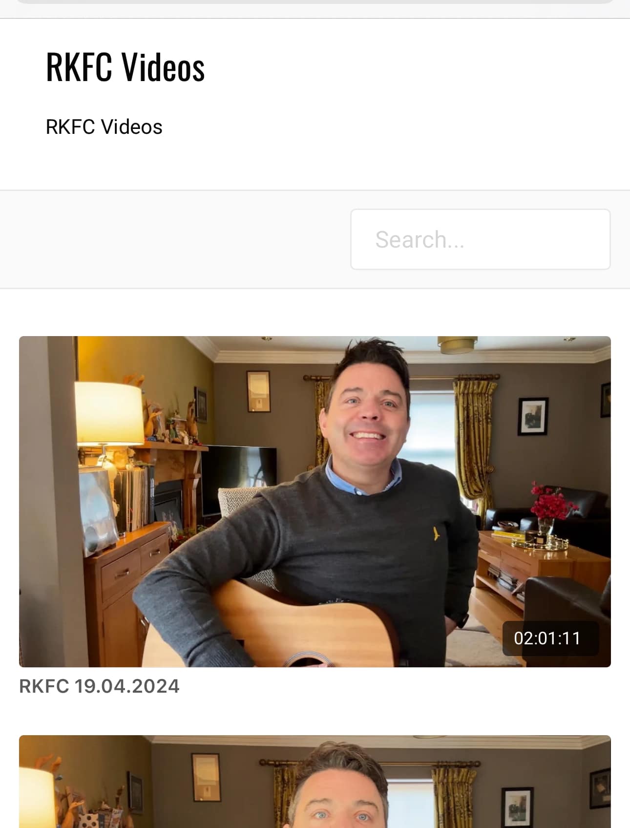 Ryan - Some weekend tunes and chat over on the RKFC section of my ...