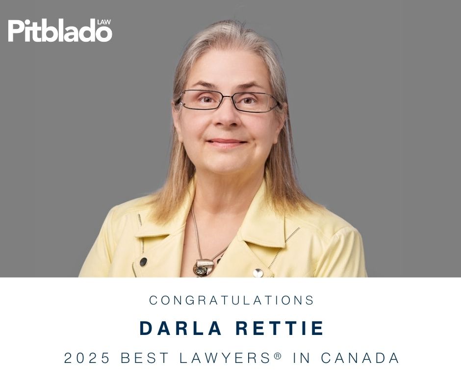 Pitblado Law - Congratulations to Darla Rettie for being recognized in ...