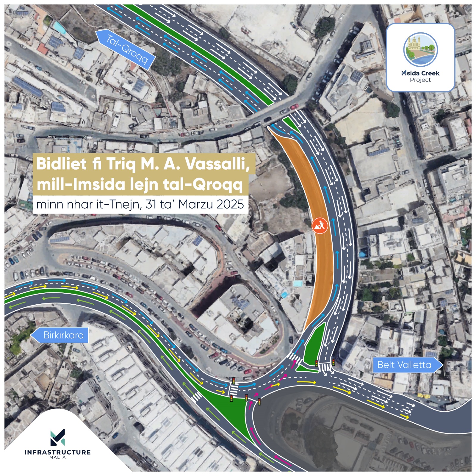 🇲🇹 Notifika ta’ bidliet fi Triq... - Infrastructure Malta | Facebook