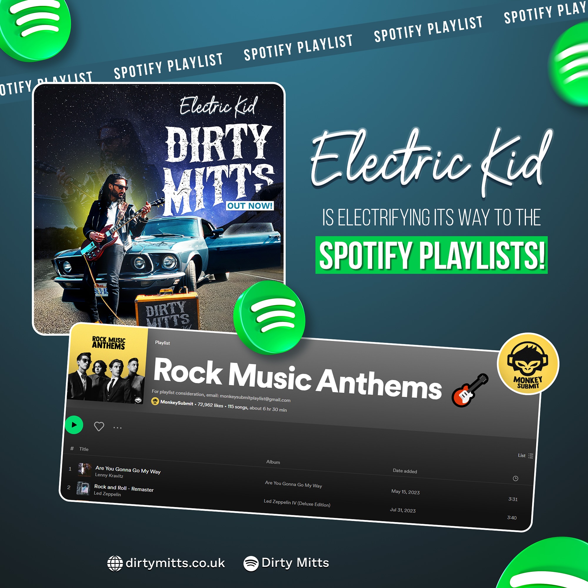 Dirty Mitts - 🎸🔥 “Dirty Mitts’ new single “Electric Kid”... | Facebook