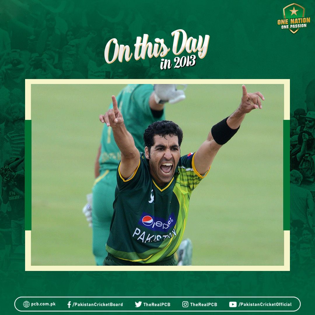 Pakistan - 🗓️ #OnThisDay in 2013, Umar Gul took five wickets for six ...