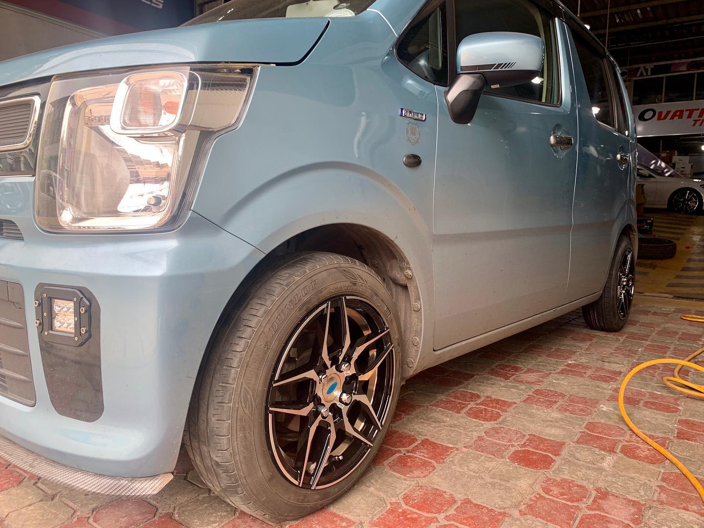 Custom Wheels - Suzuki Wagon R fitted with 14” Alloywheels...