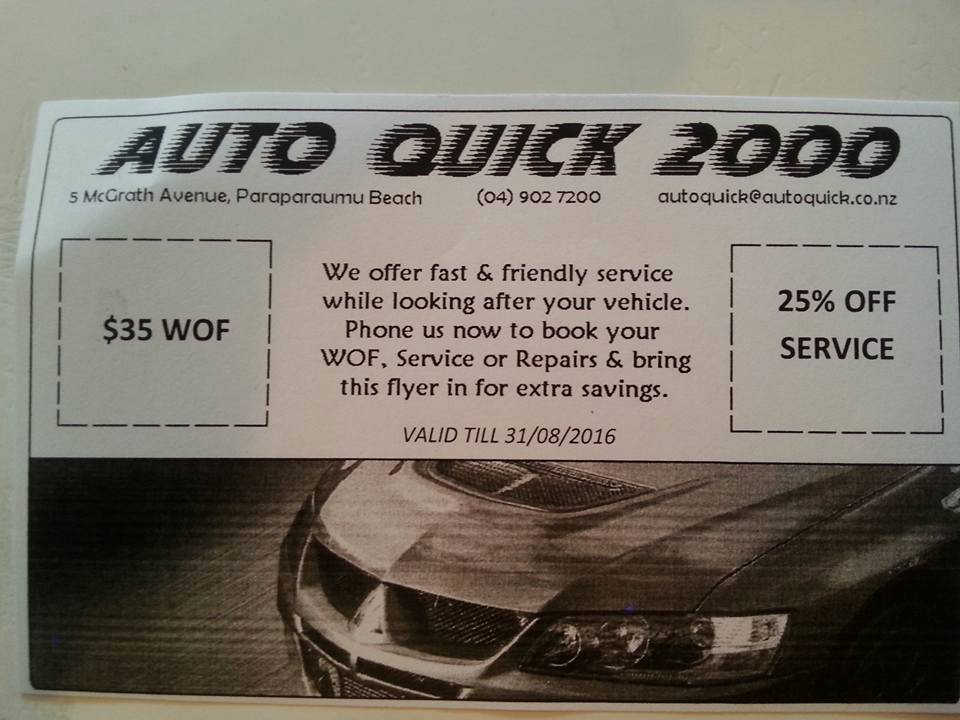 Auto Quick 2000 | Waikanae